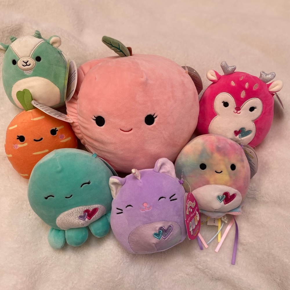 Set of 7 Squishmallows